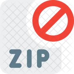 Zip File Banned  Icon