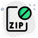 Zip File Banned  Icon