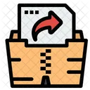 Zip File Folder  Icon