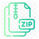 Zip File Document Files And Folders Icon