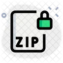 Zip File Lock  Icon