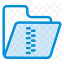 Zip Folder Document Icon