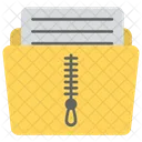 Zip Folder Locked Icon