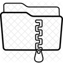 Zip Folder Archives Compressed Folder Icon