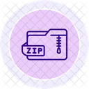 Zip Folder Archive Icon