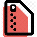 Zip File Document Icon