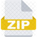 Zip File Document Icon