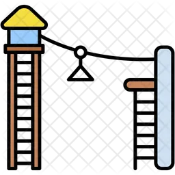 Zip line  Icon