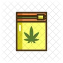Zip Of Cannabis Icon