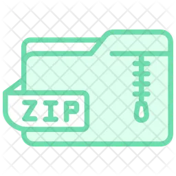 Zip Ordner  Symbol