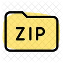 Zip Ordner Ordner Zip Symbol