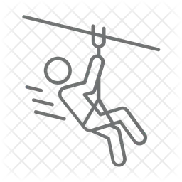 Ziplinning  Icon