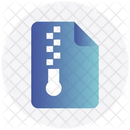 Zipped File  Icon