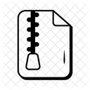 Zipped File  Icon