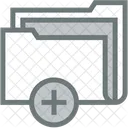 Zipped Folder Office Material File Storage Icon