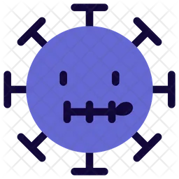 Zipper Mouth Emoji Icon