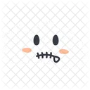 Zipper Mouth cloud  Icon