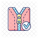 Zipper Repair Zipper Clothing Icon