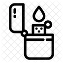 Zippo Feuerzeug Brennen Symbol