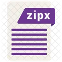 Zipx Format Formats Icon