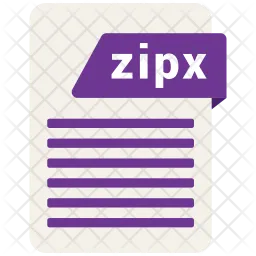 Zipx file  Icon