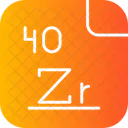 Zirconium Periodic Table Chemistry Icon