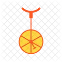 Zirkus Fahrrad Einrad Symbol