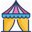 Zirkus Zelt Party Symbol