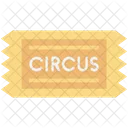 Zirkus Ticket Eintritt Symbol