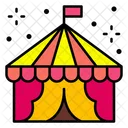 Zirkus Zelt Freizeit Symbol