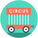 Zirkus Wagen Auto Symbol