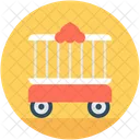 Zirkus Trolley Karren Symbol