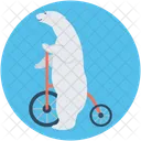 Zirkus Bar Fahrrad Symbol