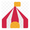 Zirkus Zelt Show Symbol