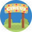 Zirkus-Etikett  Symbol