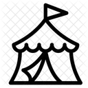 Zirkus Zirkuszelt Jahrmarkt Symbol