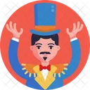 Zirkusartist Hut Zirkus Symbol