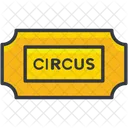 Zirkus Ticket Eintritt Symbol