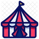 Zirkuszelt Zirkus Jahrmarkt Symbol