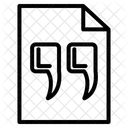 Zitat Text Zitat Symbol