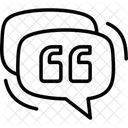 Zitat Zitat Zitat Symbol