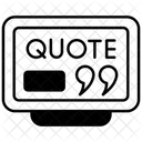 Zitat  Symbol