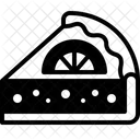 Zitronentarte Kuchen Stuck Symbol