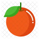 Orange Zitrus Sauer Symbol