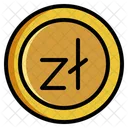 Zloty Coin Money Icon
