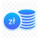 Zloty Cash Coin Icon
