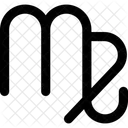Zodiac Sign Astrology Stars Space Virgo Culture Line Icon