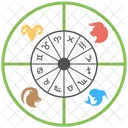 Wheel Horoscope Chart Icon