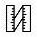 Zollstock Lineal Messwerkzeug Symbol