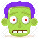 Zombi Muerto Cabeza Icono